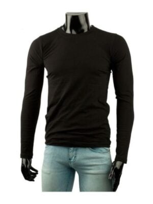 Camiseta Masculina Básica Algodão Manga Longa