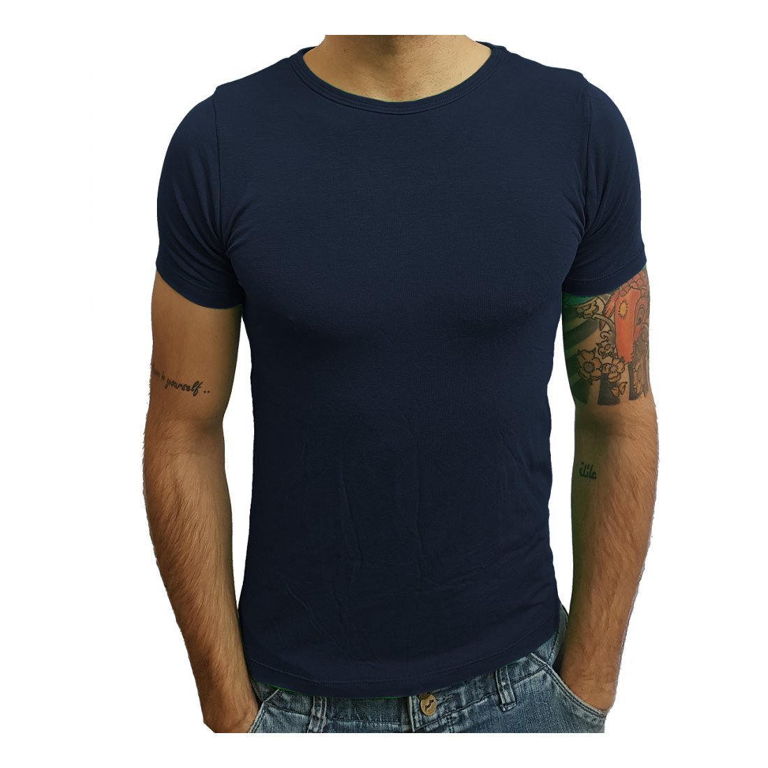 Camiseta Básica Baby Look Masculina Manga curta - Imagem 23