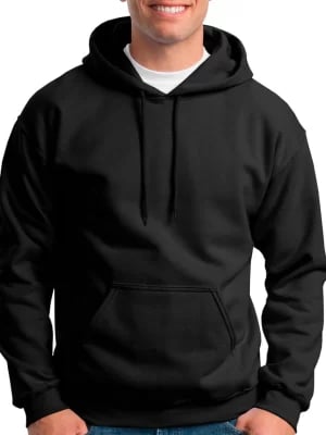 Moletom Canguru Masculino Preto Blusa para Inverno