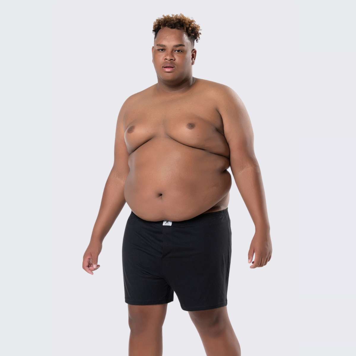 Cueca Plus Size Samba Canção Keeper Algodão Com Abertura