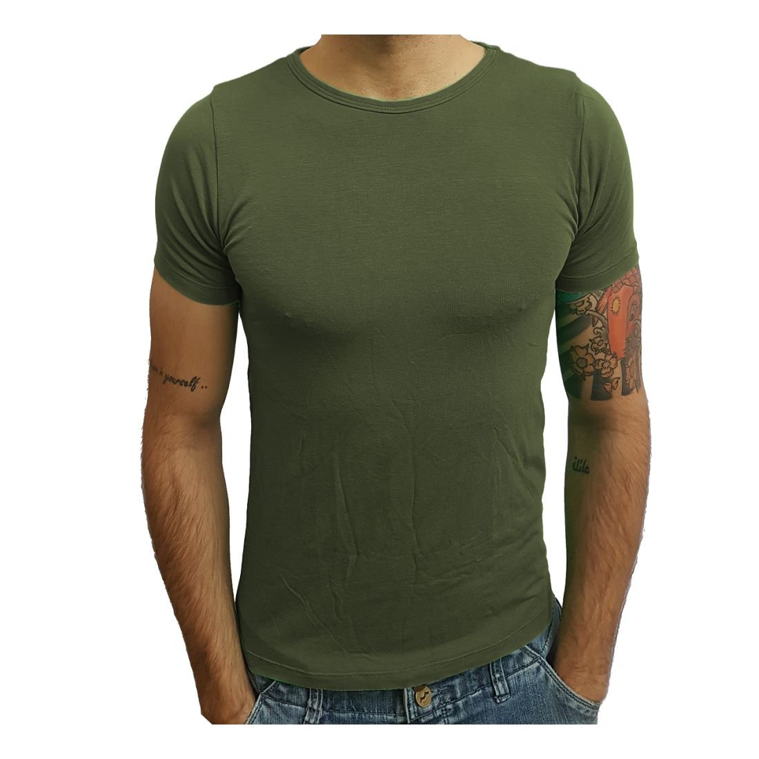 Camiseta Básica Baby Look Masculina Manga curta - Imagem 5