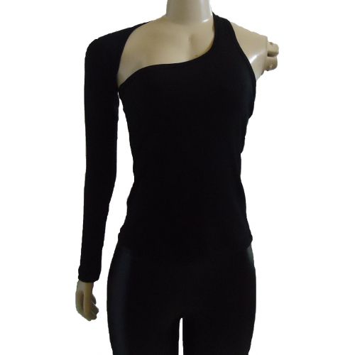 Blusa Feminina Uma Manga Básica