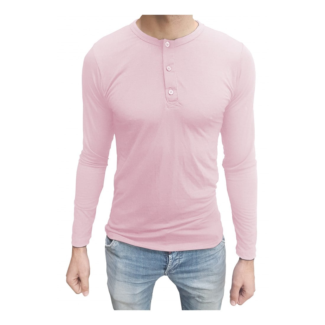 Camiseta Henley Masculina Manga Longa - Imagem 16