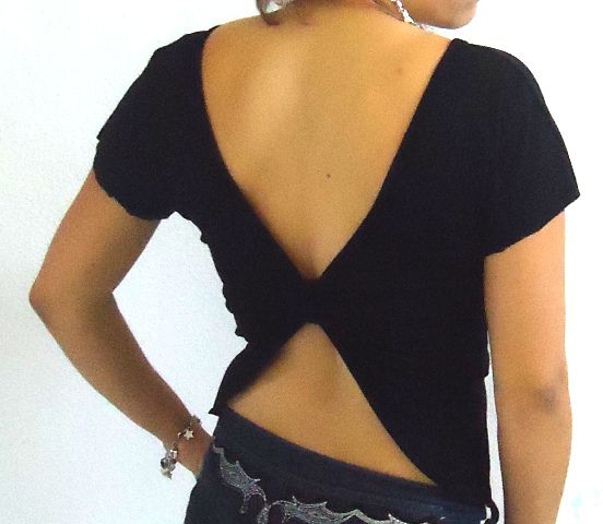 Camiseta Básica Feminina Manga Curta costa Borboleta