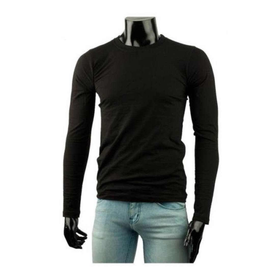 Camiseta Masculina Básica Algodão Manga Longa