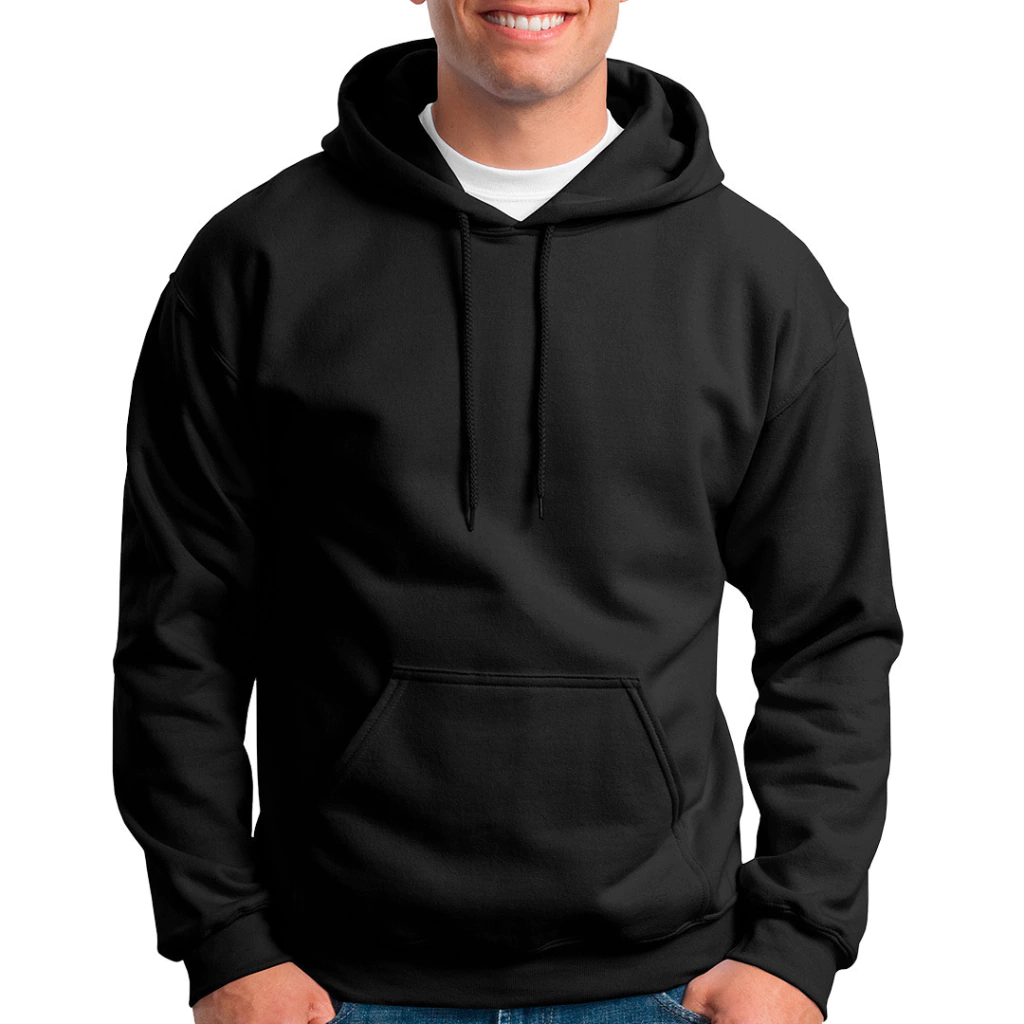 Moletom Canguru Masculino Preto Blusa para Inverno