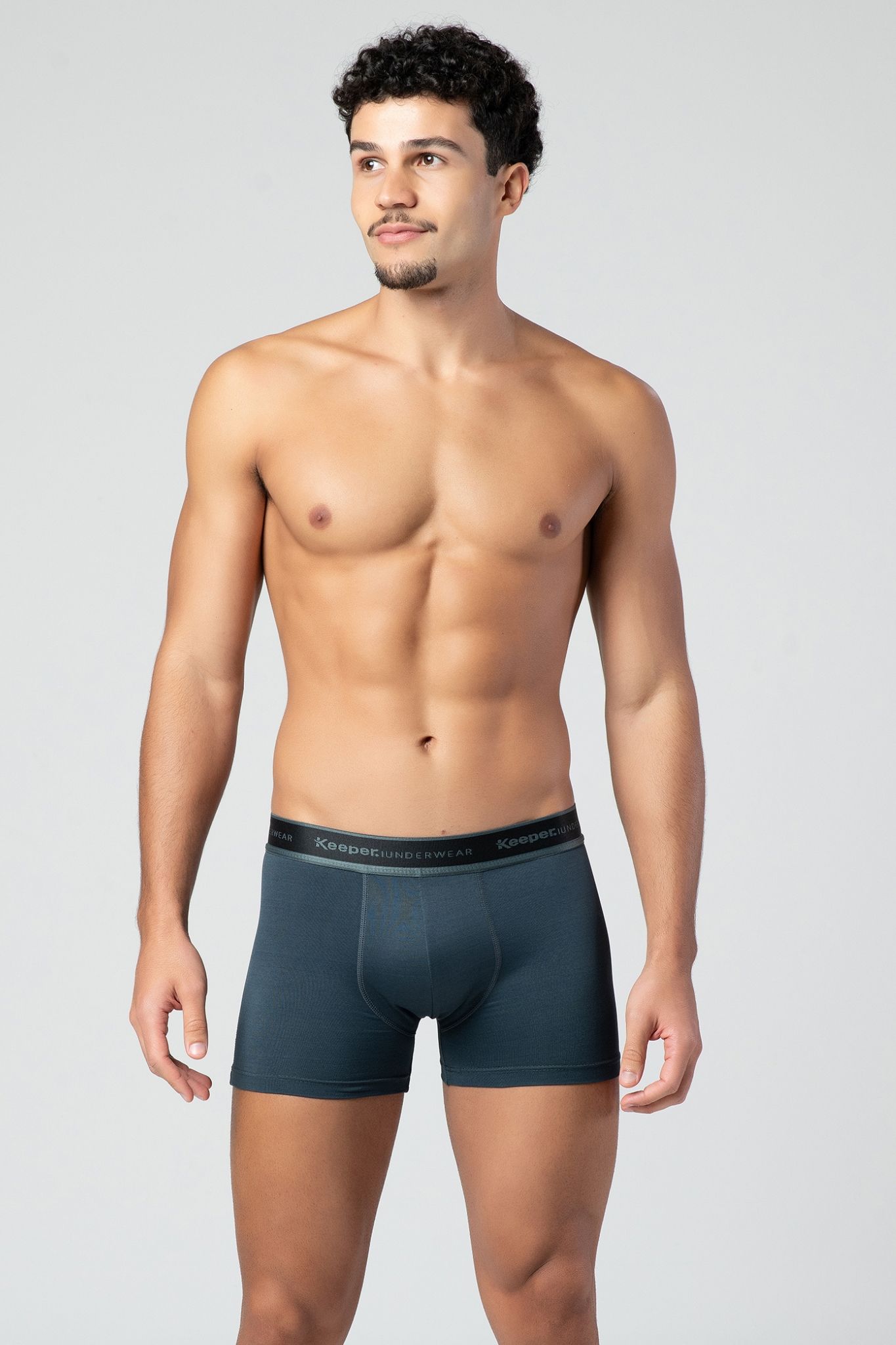 Boxer Microfibra Soft Lisa Toque Aveludado Keeper 480 - Imagem 4