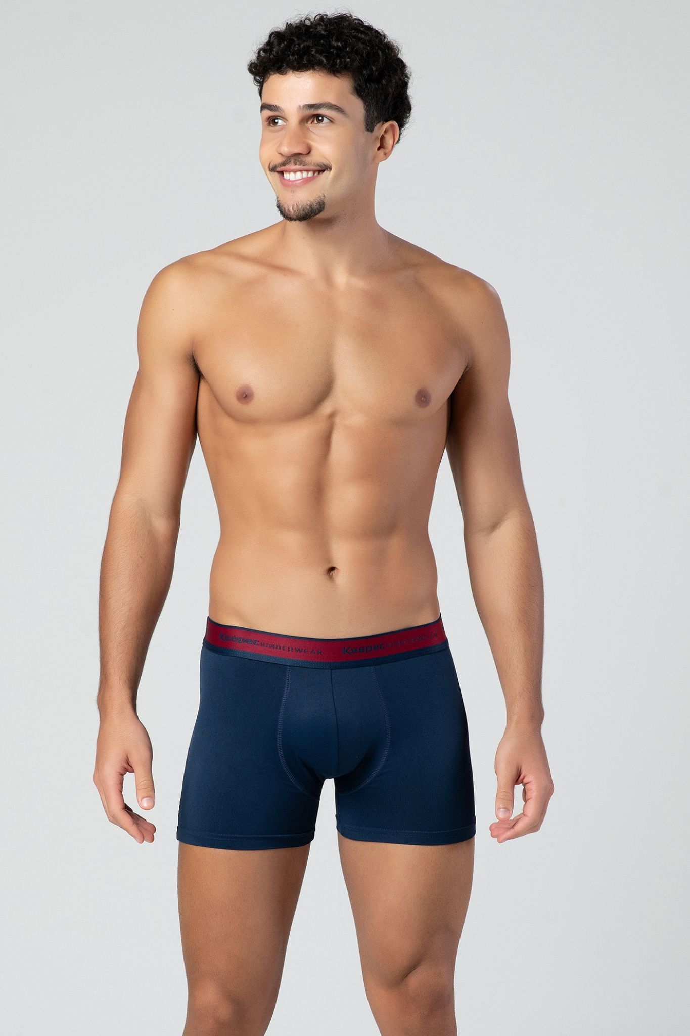 Boxer Microfibra Soft Lisa Toque Aveludado Keeper 480 - Imagem 3