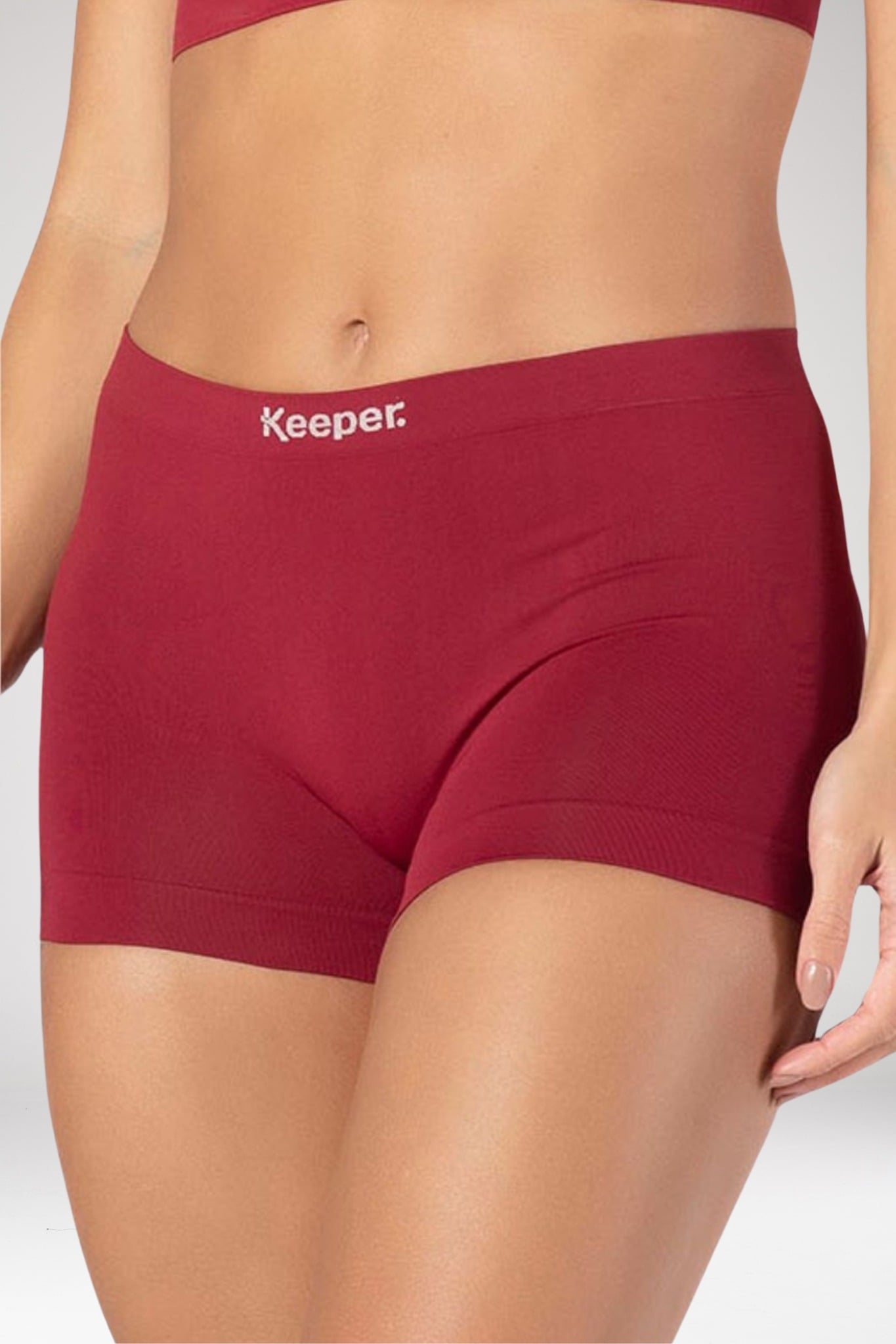 Calcinha Boxer Cueca Feminina Microfibra Boyshort Box Keeper - Imagem 2