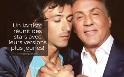 Un IArtiste réunit des stars avec leurs versions plus jeunes!