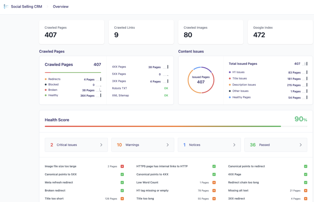 Optimisation de votre site avec Screpy