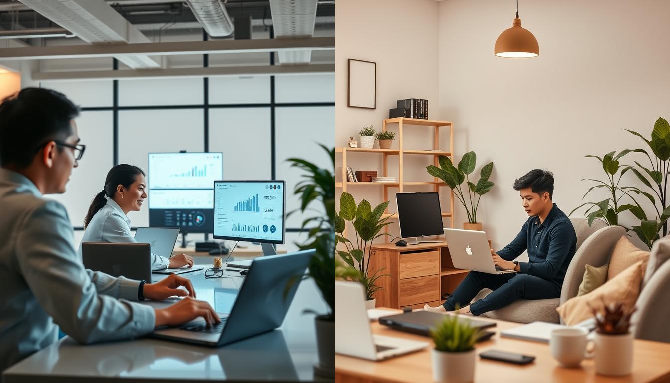 performance monitoring in a hybrid work environment performance monitoring in a hybrid work environment