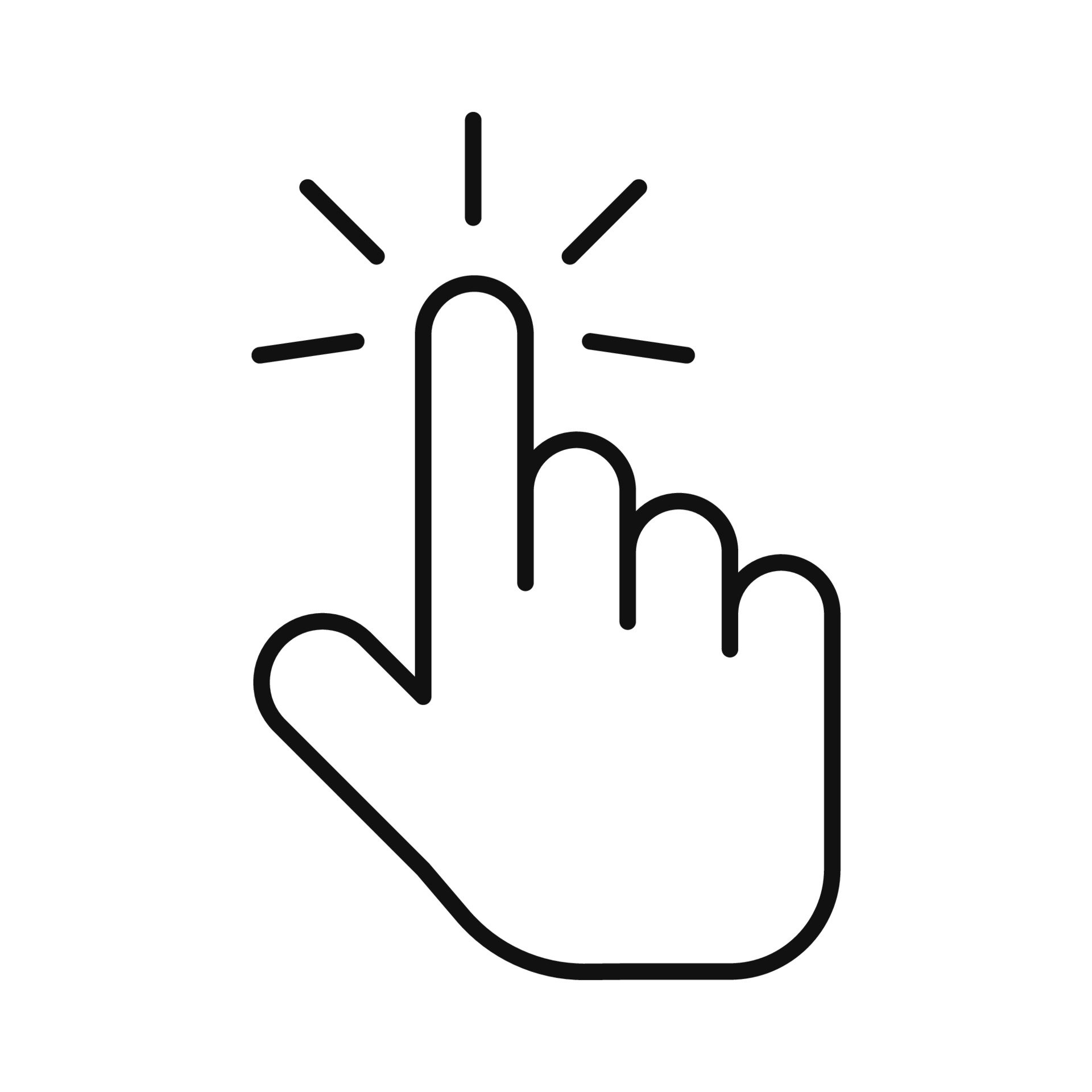hand click cursor icon