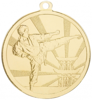 Gold Martial Arts Medal