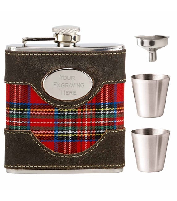 Tartan Hip Flask