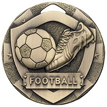 50mm Bronze football Medal