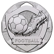50mm Silver football Medal