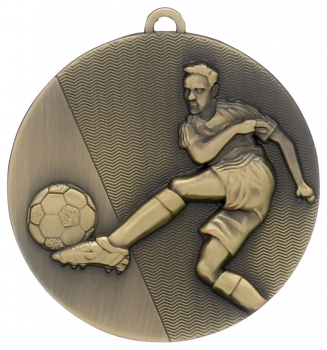 50mm Bronze football Medal