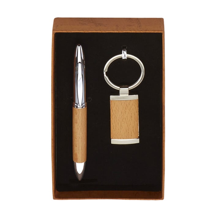 keyring pen boxed gift set