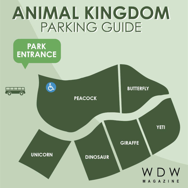 Walt Disney World Maps All Four - Animal Kingdom Parking Map Parking Disney World Wdw Magazine 