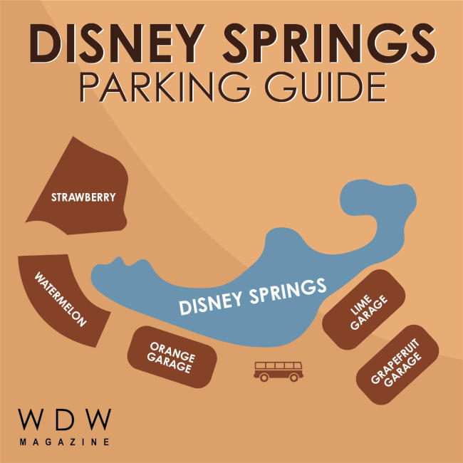 Walt Disney World Maps All Four - Disney Springs Parking Map Parking At Disney World Wdw Magazine 