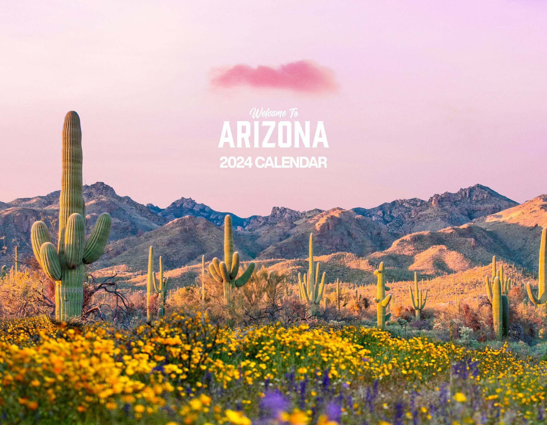 Welcome to Arizona 2024 Calendar Cover