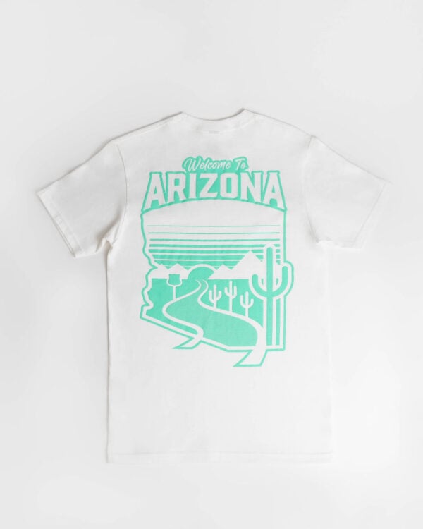 Welcome to Arizona Logo Tee (White) - Image 3