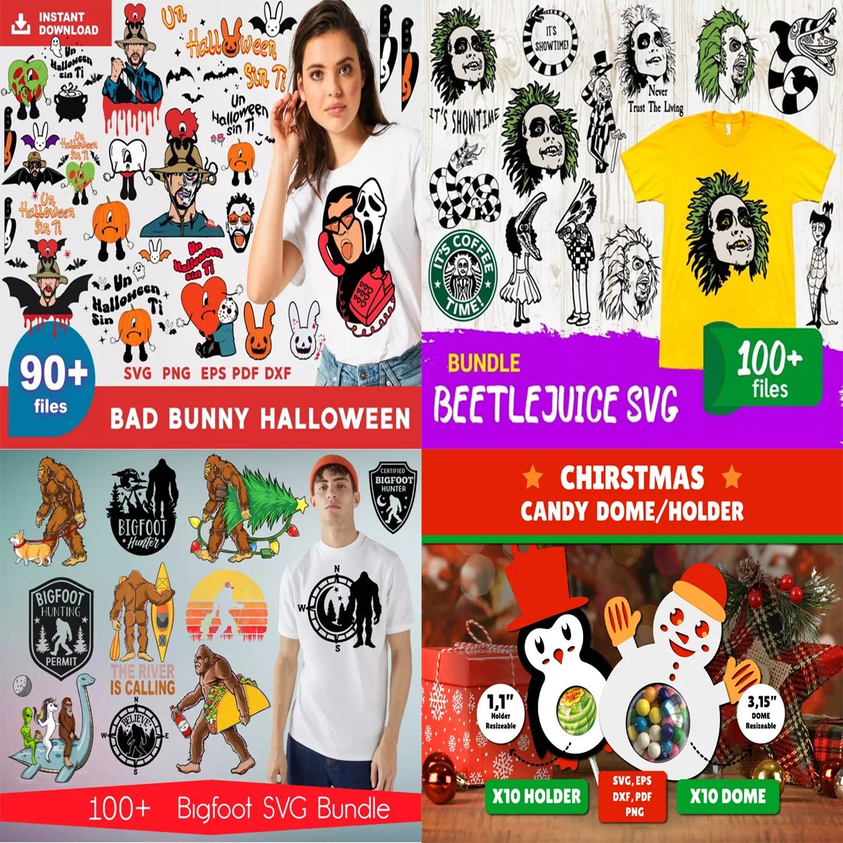 200,000 Mega SVG Bundle for Cricut – Instant Download SVG Files