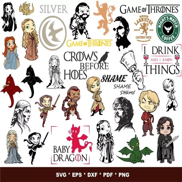 Game of Throne SVG Bundle