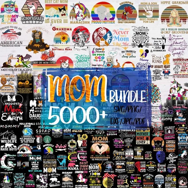 Mother's Day SVG Bundle - Beautiful SVGs for Crafting Memorable Gifts