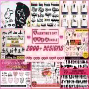 Valentine's Day SVG Bundle - 200+ Lovely Designs for Cricut