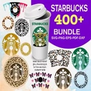Starbucks Wrap SVG Bundle 400+