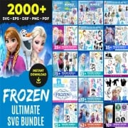 Frozen svg Bundle -