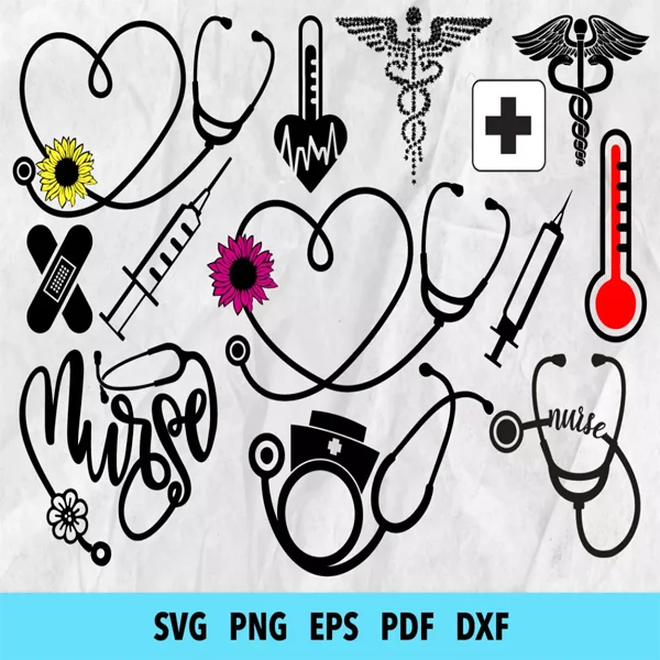 Medical Symbol SVG Bundle