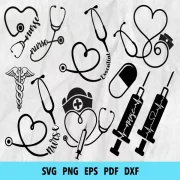 Medical Symbol SVG Bundle