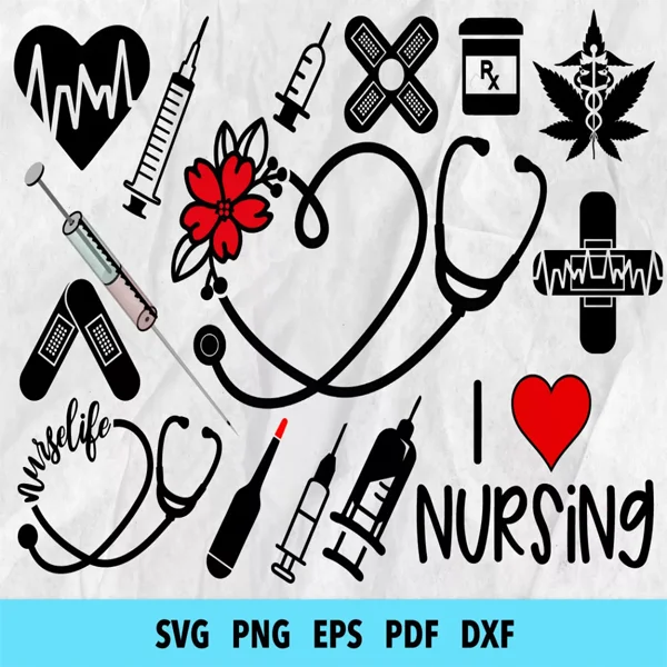 Medical Symbol SVG Bundle