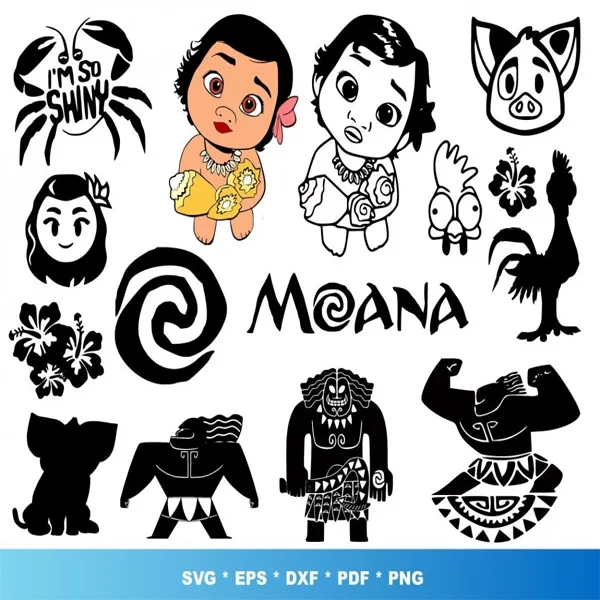 Moana SVG Bundle