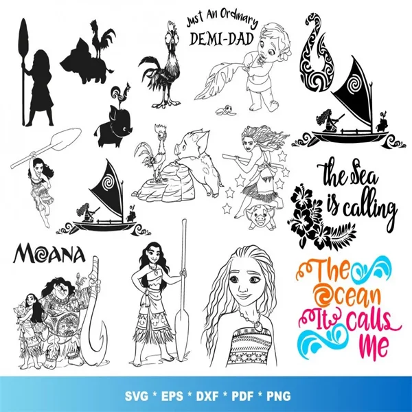 Moana SVG Bundle