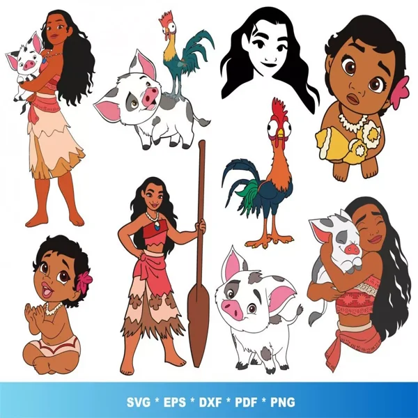 Moana SVG Bundle