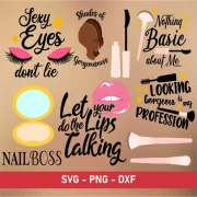 Nails SVG Bundle 100+