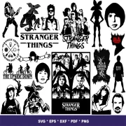 Stranger SVG Bundle - Perfect for Cricut and Silhouette Users ⚙️