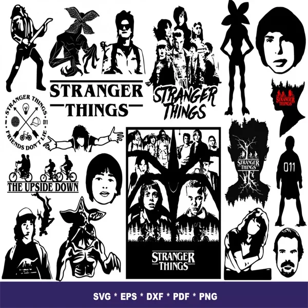Stranger SVG Bundle - Perfect for Cricut and Silhouette Users ⚙️