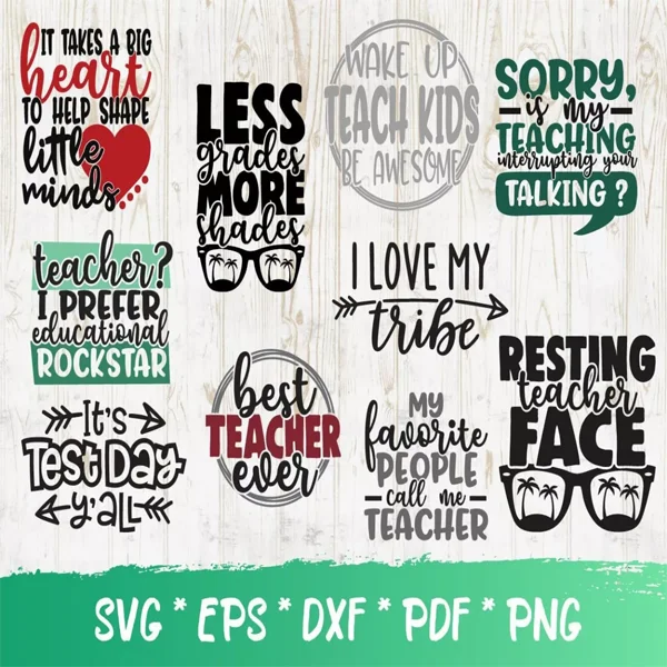 Teacher SVG Bundle 100+