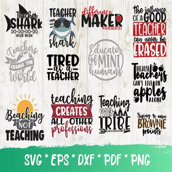 Teacher SVG Bundle 100+