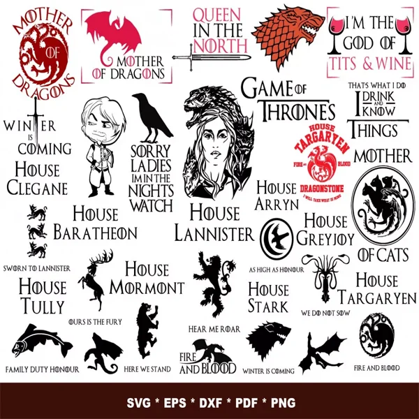 Game of Throne SVG Bundle