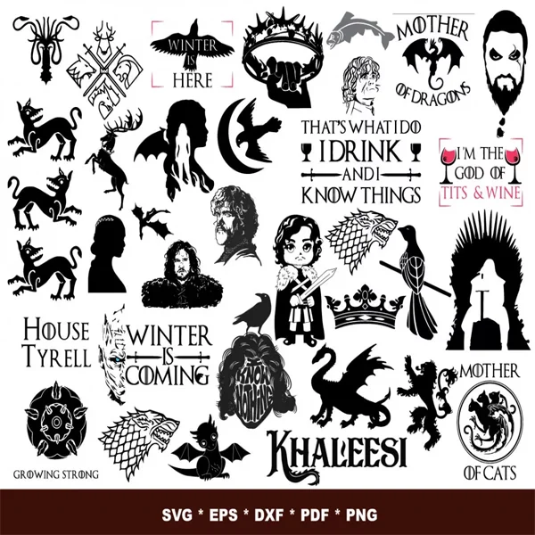Game of Throne SVG Bundle