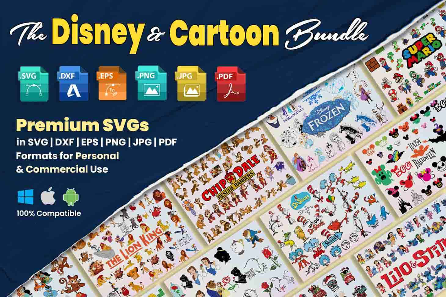 The New Ultimate SVG Bundle for Cricut: 200,000 Unique Designs with Bonus Extras