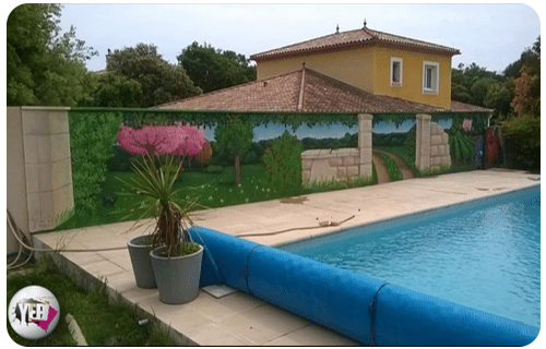 decoration mur de cloture fresque graff montpellier jardins trompe l oeil min decoration mur de cloture fresque graff montpellier jardins trompe l oeil min