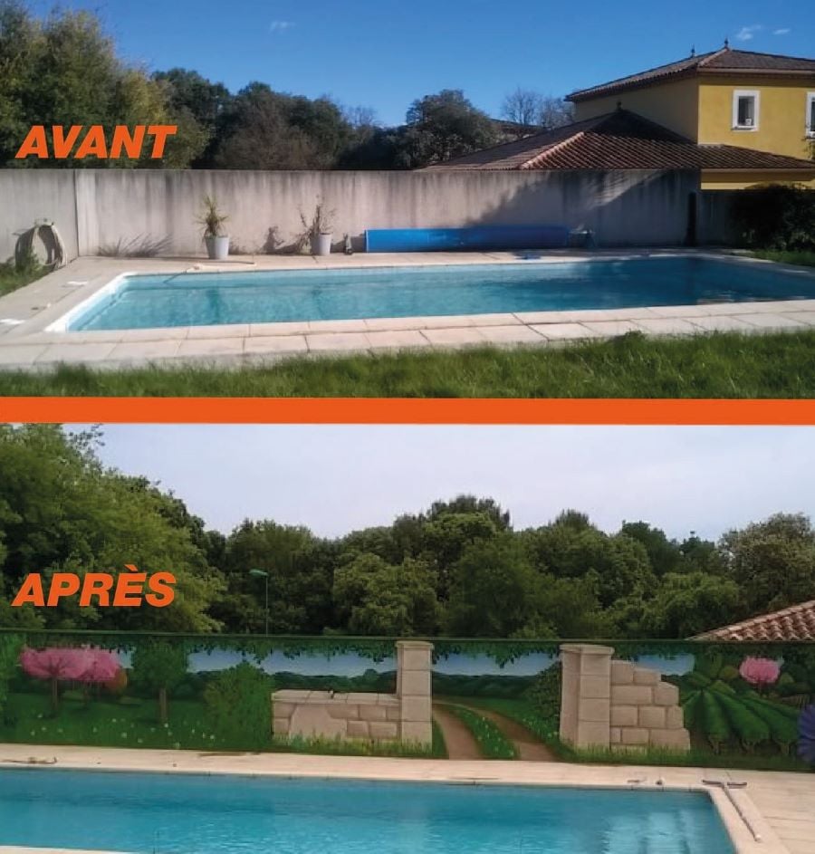 avant Après piscine avant Après piscine