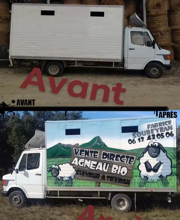 avant apres decoration camion fresque montpellier graff avant apres decoration camion fresque montpellier graff